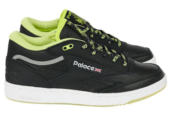 Reebok Club C Mid II Revenge Palace Black Acid Yellow - FZ5845
