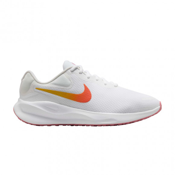 Nike Wmns Revolution 7 Wide 'White Magic Ember' | Women's Size 8.5 - FZ6829-100
