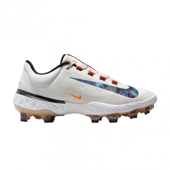 Nike Alpha Huarache Elite 4 Low MCS 'Summit White Dark Russet' | Men's Size 10 - FZ8652-100