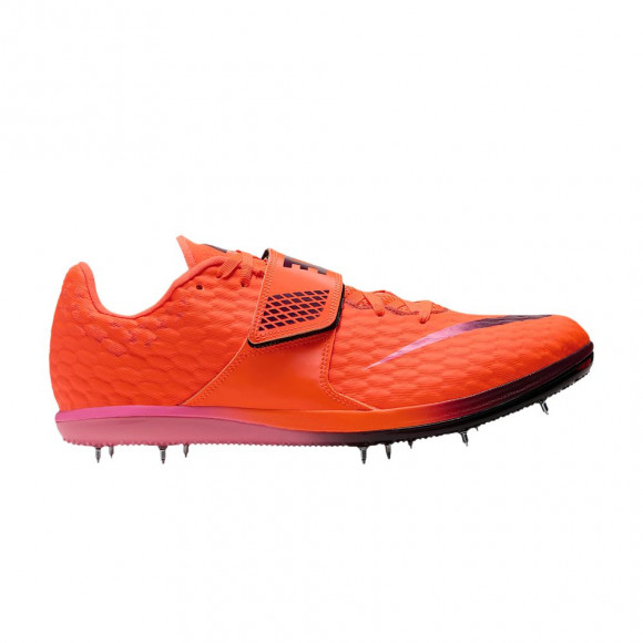 Nike High Jump Elite Track & Field Jumping Spikes 'Hyper Crimson Bordeaux Hyper Orange Pink Spell' | Red | Men's Size 14 - FZ9636-801