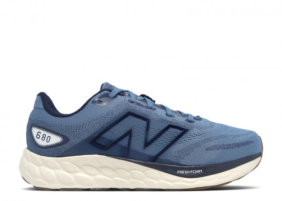 New Balance Fresh Foam 680 V8 Wide 'Shoreline Blue Nb Navy Sea Salt' | Men's - Fresh-Foam-680