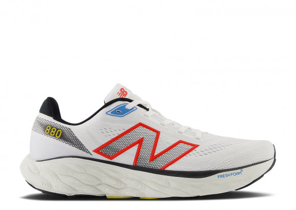 New Balance Fresh Foam X 880v14 2E Wide 'White Neo Flame' | Men's - Fresh-Foam-X-880v14