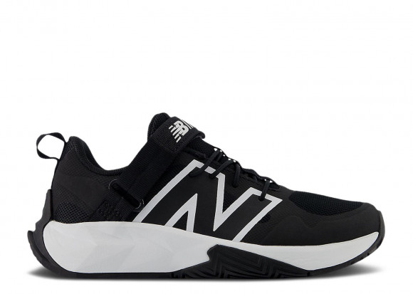 New Balance FuelCell Play Bungee Lace Top Strap Little Kid Wide 'Black White' | Kid's - FuelCell-Play