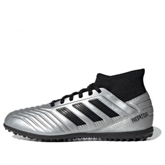 Adidas Predator Tango 19.3 Turf Boots J Soccer Shoes Silver/Black - G25802