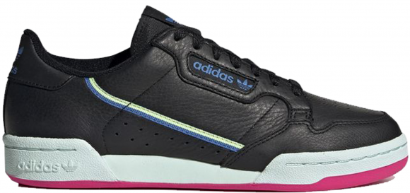 adidas Continental 80 W Core Black/ Hi-Res Yellow/ True Blue - G27723