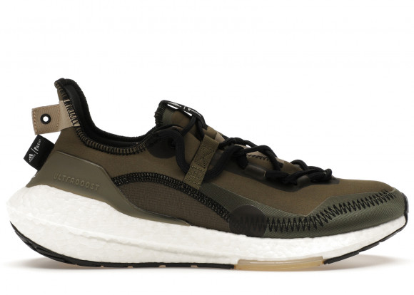 adidas x Parley UltraBOOST 21 Centre Olive/ Core Black/ Revolution Green - G55649