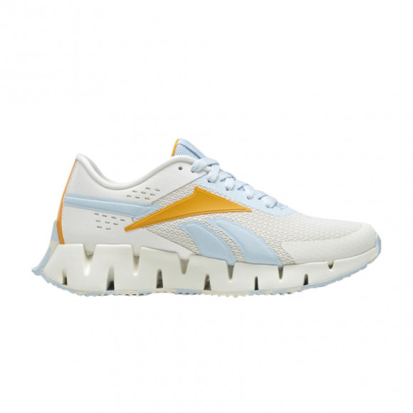 Reebok Zig Dynamica J 'Chalk Glass Blue Gold' | Cream | Kid's Size 4 - G57436