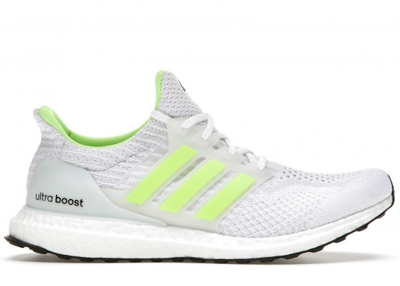adidas Originals White and Green Ultraboost DNA Sneakers - G58753