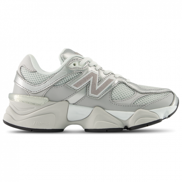 New Balance 9060 Kid's Sneakers - Grey - Size 3.5 - Nubuck - G90602LB