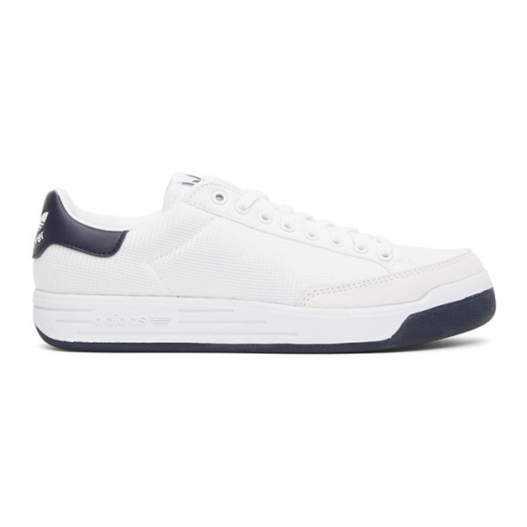adidas Originals White and Navy Rod Laver Sneakers - G99864