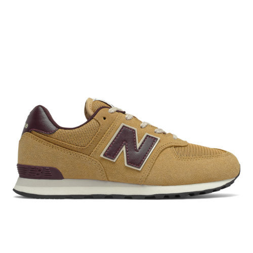 New Balance 574 Classic - Boys' Grade School Running Shoes - Workwear / Henna - GC574BF1