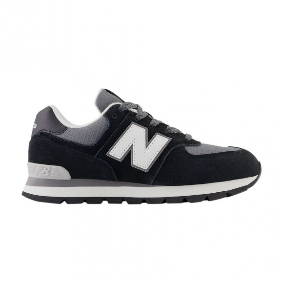 New Balance 574 Big Kid 'Black White' | Kid's Size 7 - GC574DZB