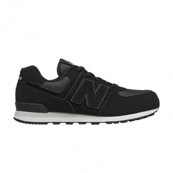 New Balance 574 Big Kid Wide 'Fashion Metallic - Black' | Kid's Size 5 - GC574FB2-W