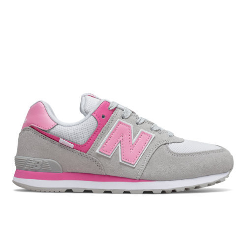 New Balance 574 girls's Shoes (Trainers) in Grey