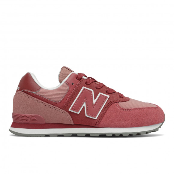 New Balance 574 - Girls' Grade School Running Shoes - Red / Henna - GC574WT1