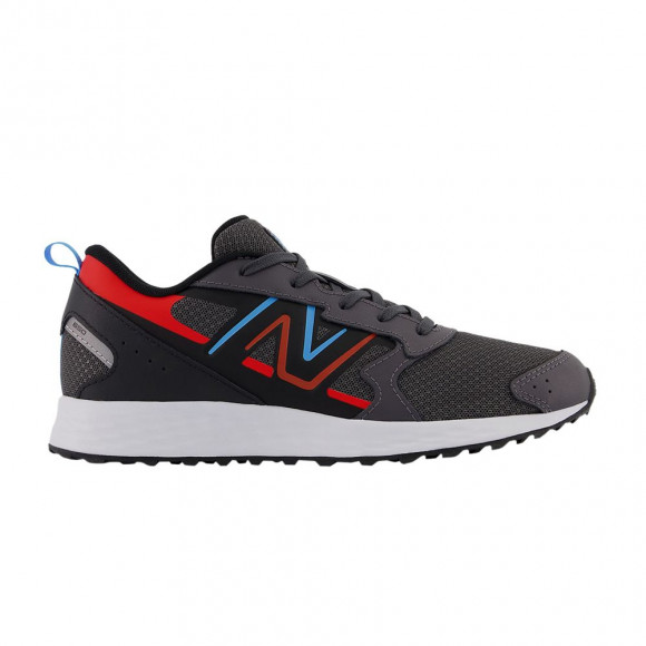 New Balance Fresh Foam 650v1 Big Kid X-Wide 'Magnet Neo Flame' | Grey | Kid's Size 5 - GK650GF1-XW