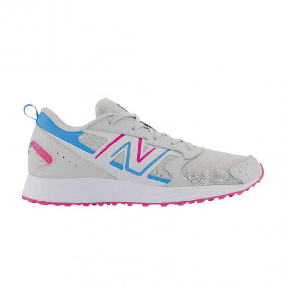 New Balance Fresh Foam 650v1 Big Kid X-Wide 'Summer Fog Hi-Pink' | Grey | Kid's Size 5.5 - GK650GP1-XW