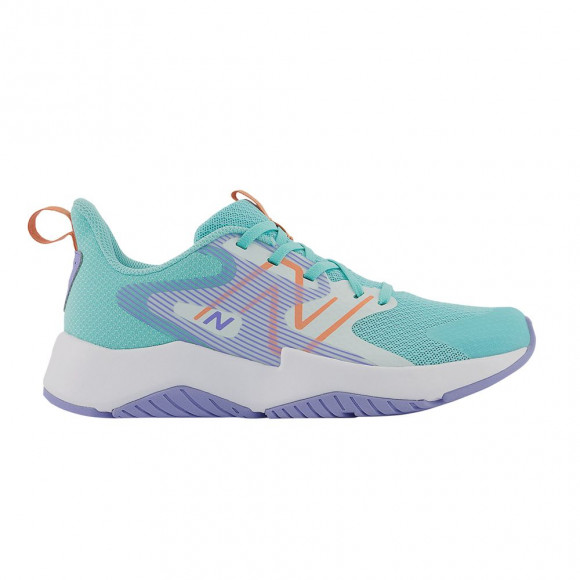 New Balance Rave Run v2 Big Kid 'Surf Peach Glaze' | Blue | Kid's Size 5.5 - GKRAVSP2