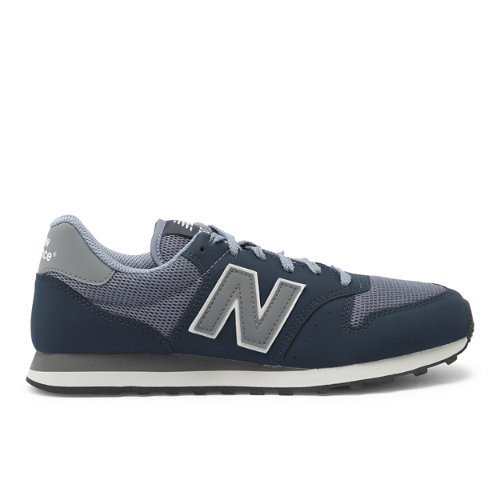 New Balance Hombre 500 in Negro/Gris, Synthetic, Talla 40 - GM500WB2