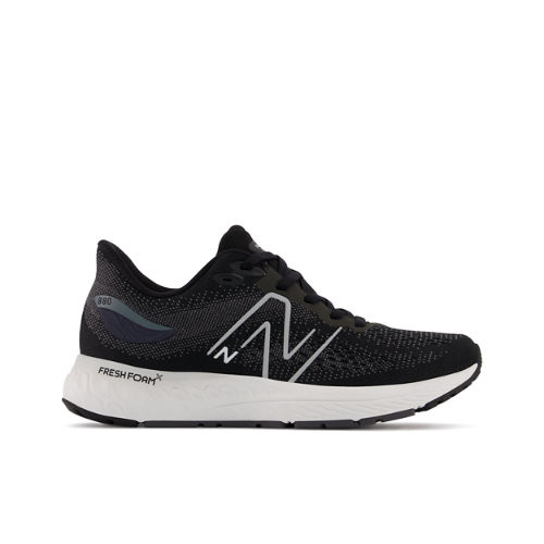 New Balance Kids' Fresh Foam X 880v12 - Black/Blue/Grey - GP880B12