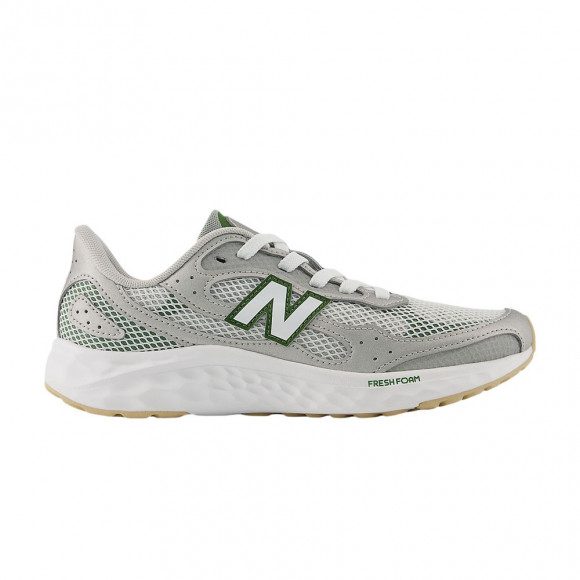 New Balance Fresh Foam Arishi Lux Lace Big Kid 'Raincloud Alpine Green' | Grey | Kid's Size 4.5 - GPARILA1