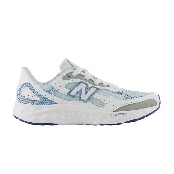 New Balance Fresh Foam Arishi Lux Lace Big Kid 'Frosted Glass Stillwater' | White | Kid's Size 7 - GPARILB1