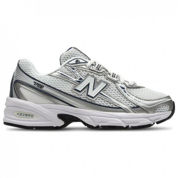 New Balance 740 Unisex Shoes - White - Size: 3.5 - Mesh/Synthetic - Foot Locker - GR740WN