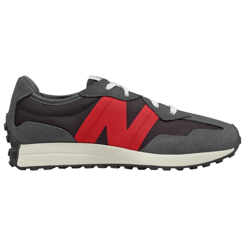 New Balance 327 - Boys' Grade School Running Shoes - Magnet / Team Red - GS327FF-M