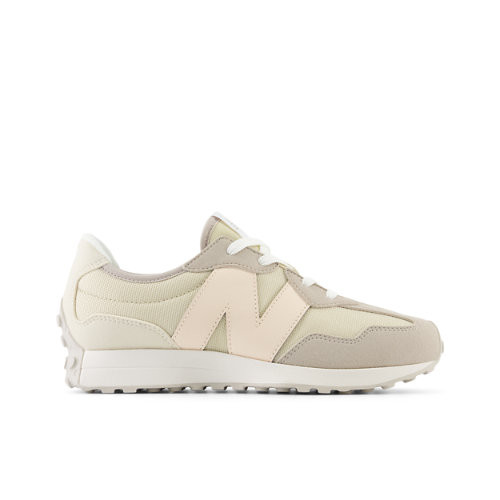 New Balance Kinder 327 in Grau/Beige, Synthetic - GS327FM