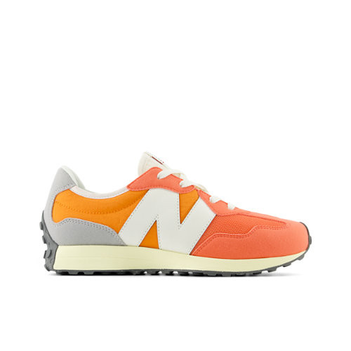 New Balance Kinder 327 in Rot/Grau, Synthetic - GS327RF