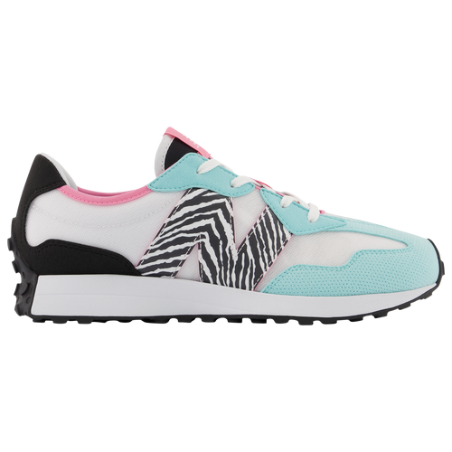 New Balance 327 - Girls' Grade School Running Shoes - Black / Blue - GS327SF