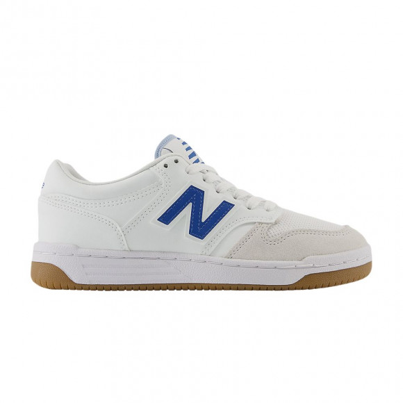 New Balance 480 Big Kid 'White Blue Agate Gum' | Kid's Size 6 - GSB480FB