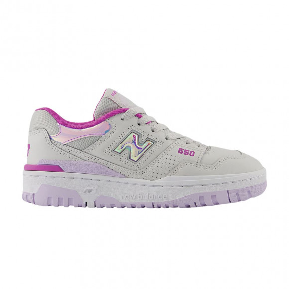 New Balance 550 Big Kid 'Grey Matter Bright Lavender' | Kid's Size 5 - GSB550HG