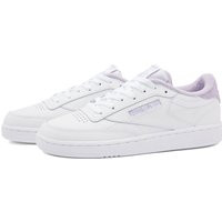 Reebok Women's Club C 85 Sneakers in White/Purple Oasis/Pure Grey - GV7000
