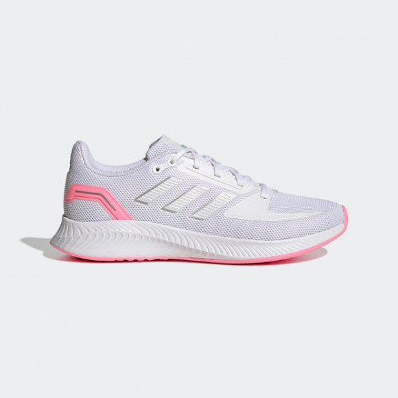 adidas Run Falcon 20 Wear-resistant Breathable White Marathon Running Shoes GV9571 - GV9571