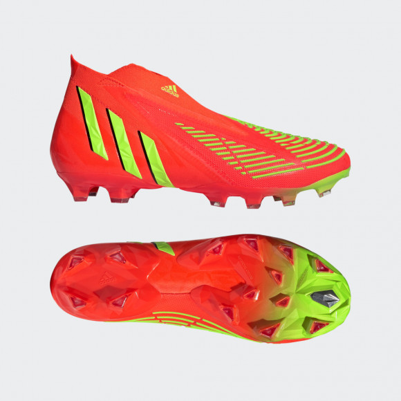 adidas Predator Edge+ AG Neon Red Soccer Cleats/Football Boots GW0961 - GW0961