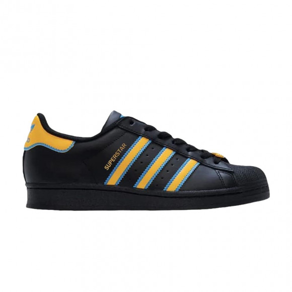 Adidas Superstar J 'Black Gold Blue' | Kid's Size 6 - GW2078