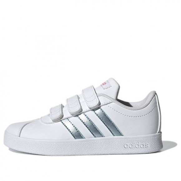 (PS) Adidas VL Court 2.0 'White Vision Metallic' - GW2341