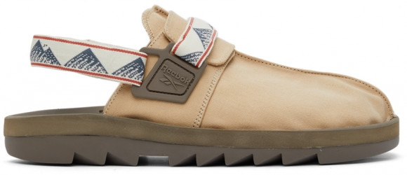 Reebok Classics Beige & Brown Canvas Beatnik Sandals - GW2811