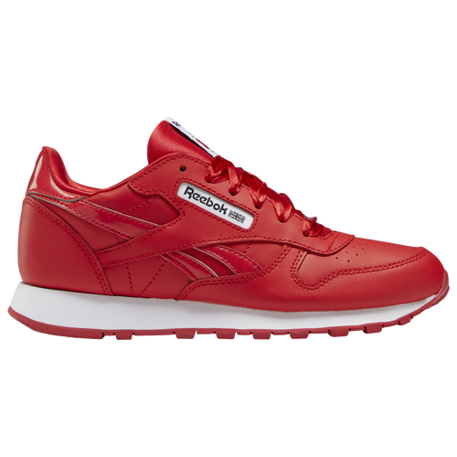 Reebok CL Valentines - Girls' Grade School Running Shoes - Red / White - GW3374