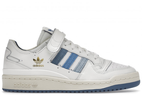 Adidas Men's Forum 84 Low Sneakers in Cloud White/Blue - GW4333