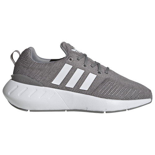 adidas Swift 22 - Boys' Grade School Running Shoes - Grey / White - GW8178