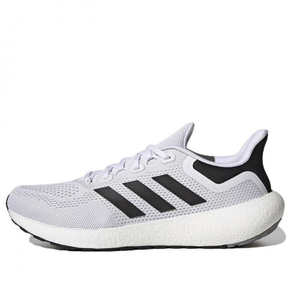 adidas Pureboost 22 White/Black Marathon Running Shoes GW8587 - GW8587