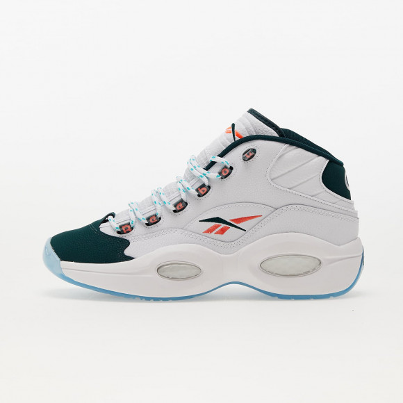 Reebok Question Mid Soft White/ Foreign Green/ Organic Flame - GW8857