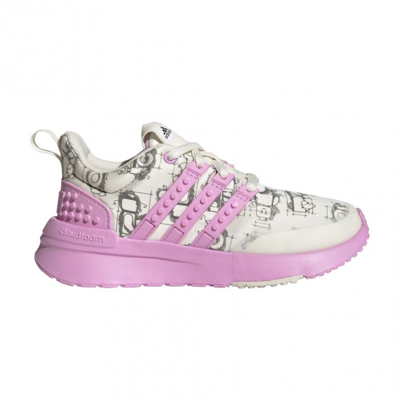 adidas LEGO x Racer TR Big Kid 'Off White Bliss Lilac' | Kid's Size 6 - GX1996