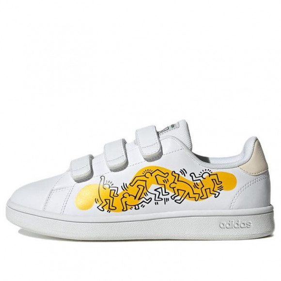 adidas advantage full white