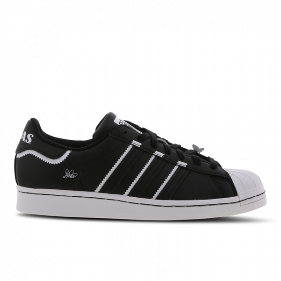 Adidas Superstar 'Black White' Core Black/Cloud White/Blue Bird Sneakers/ Shoes GX5257