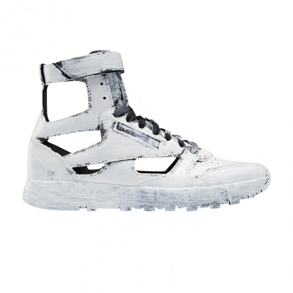 Reebok Maison Margiela x Classic Leather Tabi High 'Handpainted - Bianchetto' Sample | White | Men's Size 9 - GX5416-S