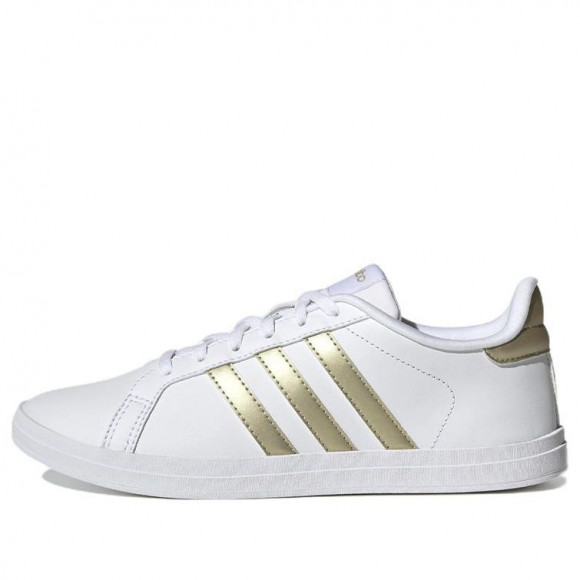 adidas neo (WMNS) adidas Neo Courtpoint WHITE/GOLD Skate Shoes GX5713 - GX5713