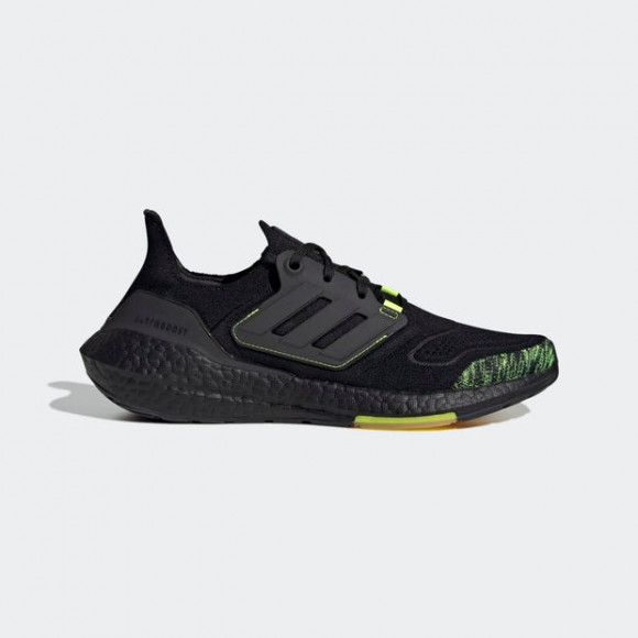 adidas Ultra Boost 22 Wear-resistant Breathable Black Green BLACK/GREEN Marathon Running Shoes GX5915 - GX5915